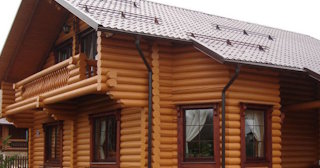 Строительство дома из оцилиндрованного бревна в Альметьевске - от 136071 рублей